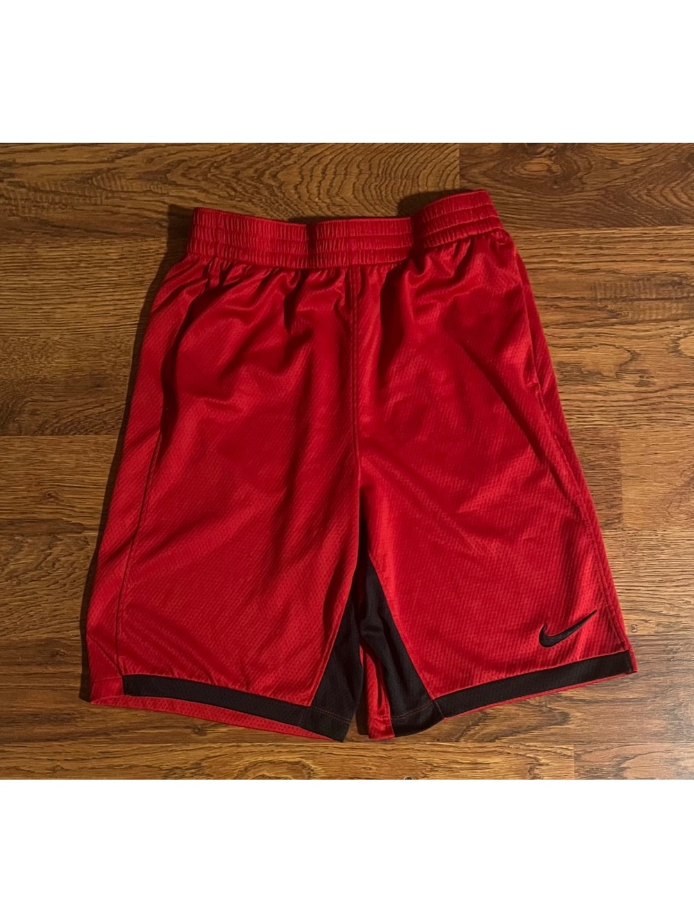 Nike Dri-FIT Red and Black Athletic Shorts XL